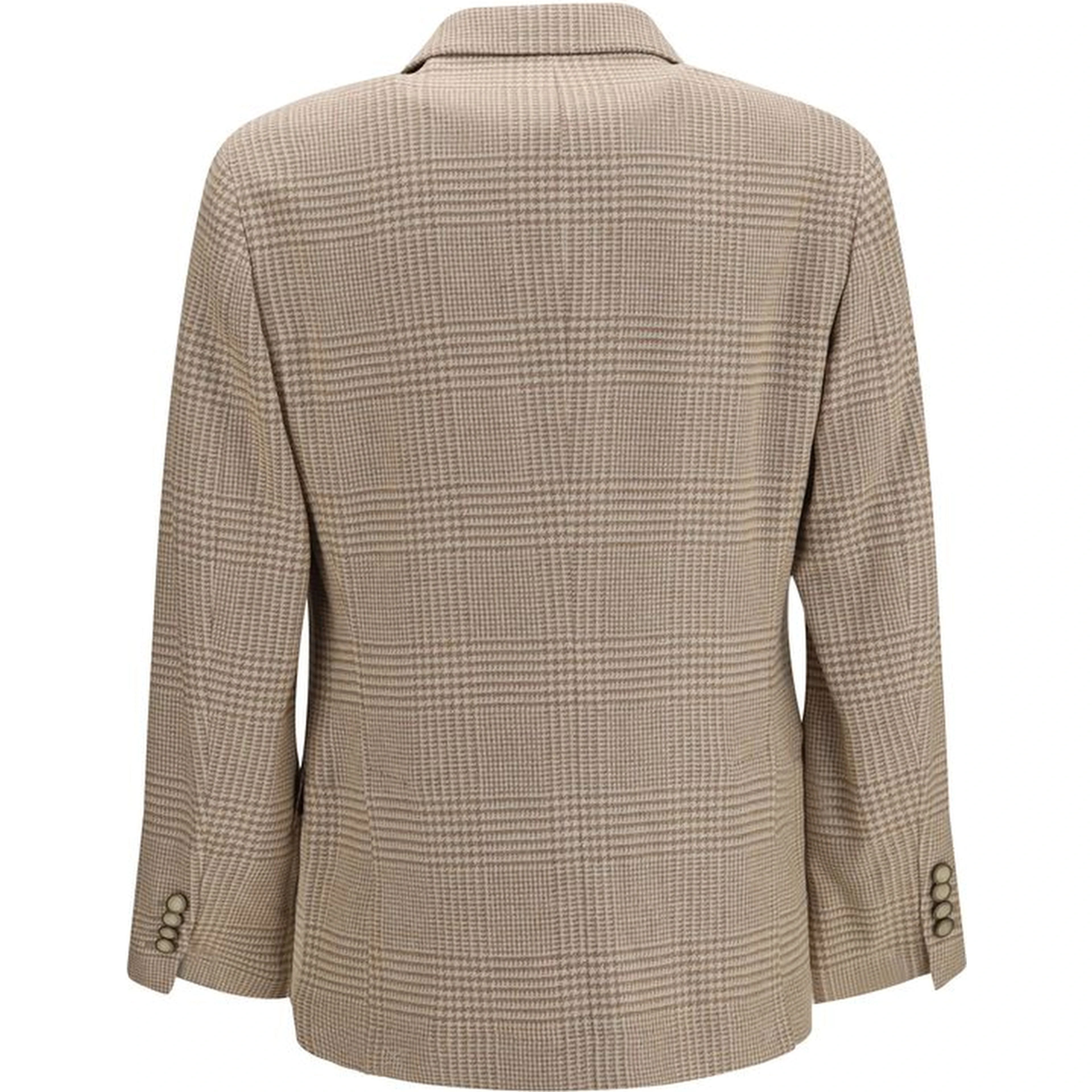 Beige Cotton Blazer