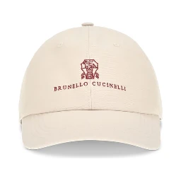 Beige Cotton Cap (Baseball Hat)