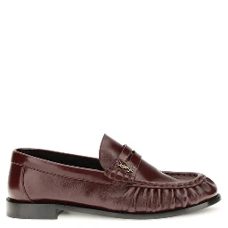 Bordeaux Lamb Ovis Aries Aries Slip-On Loafers