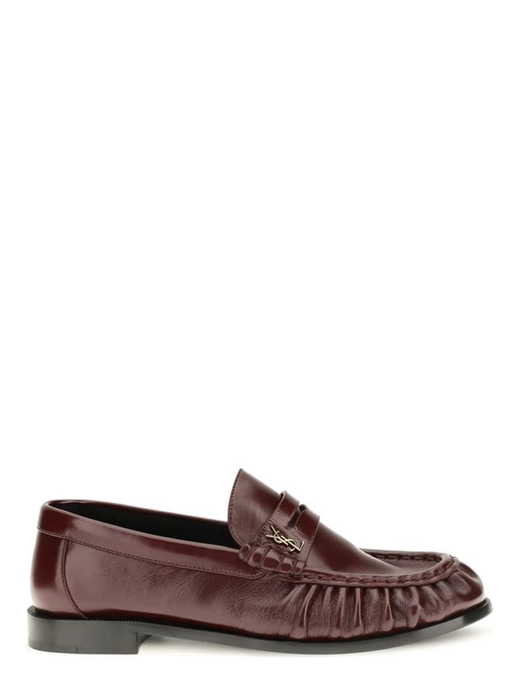 Bordeaux Lamb Ovis Aries Aries Slip-On Loafers