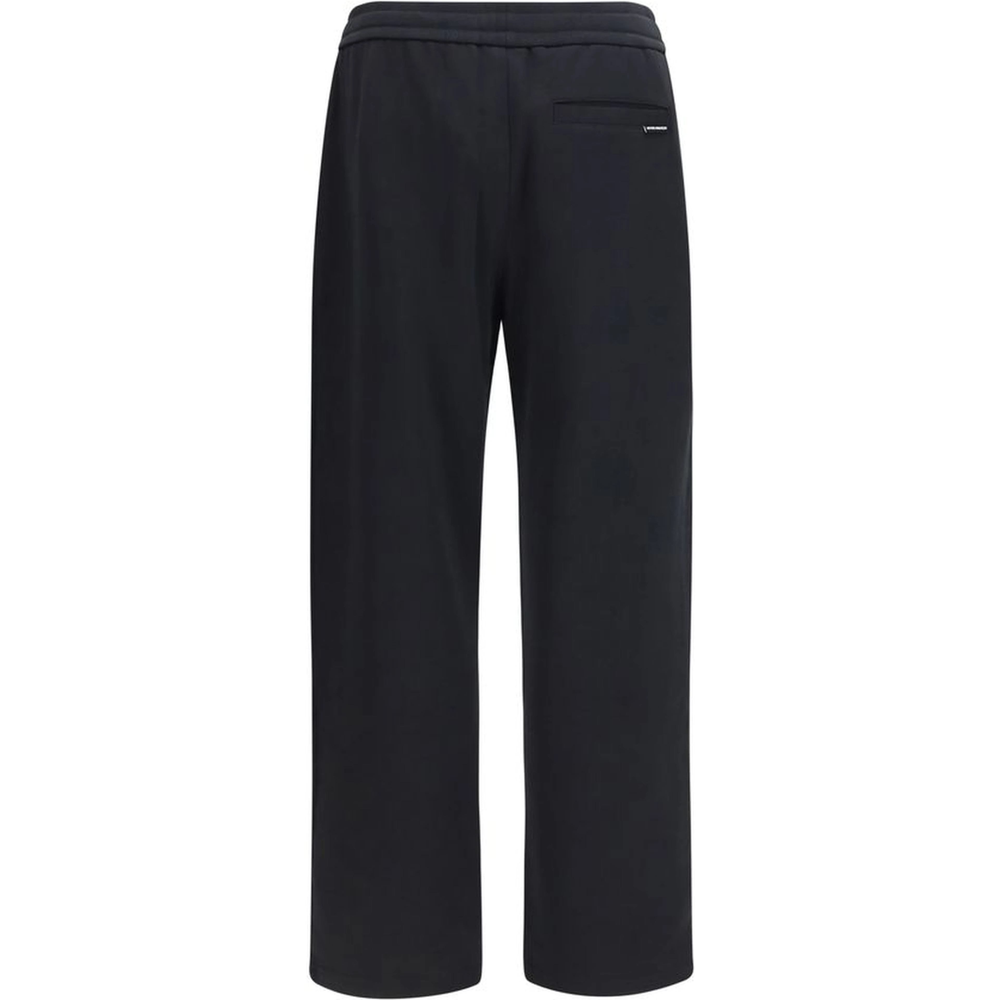 Black Cotton Casual Pants