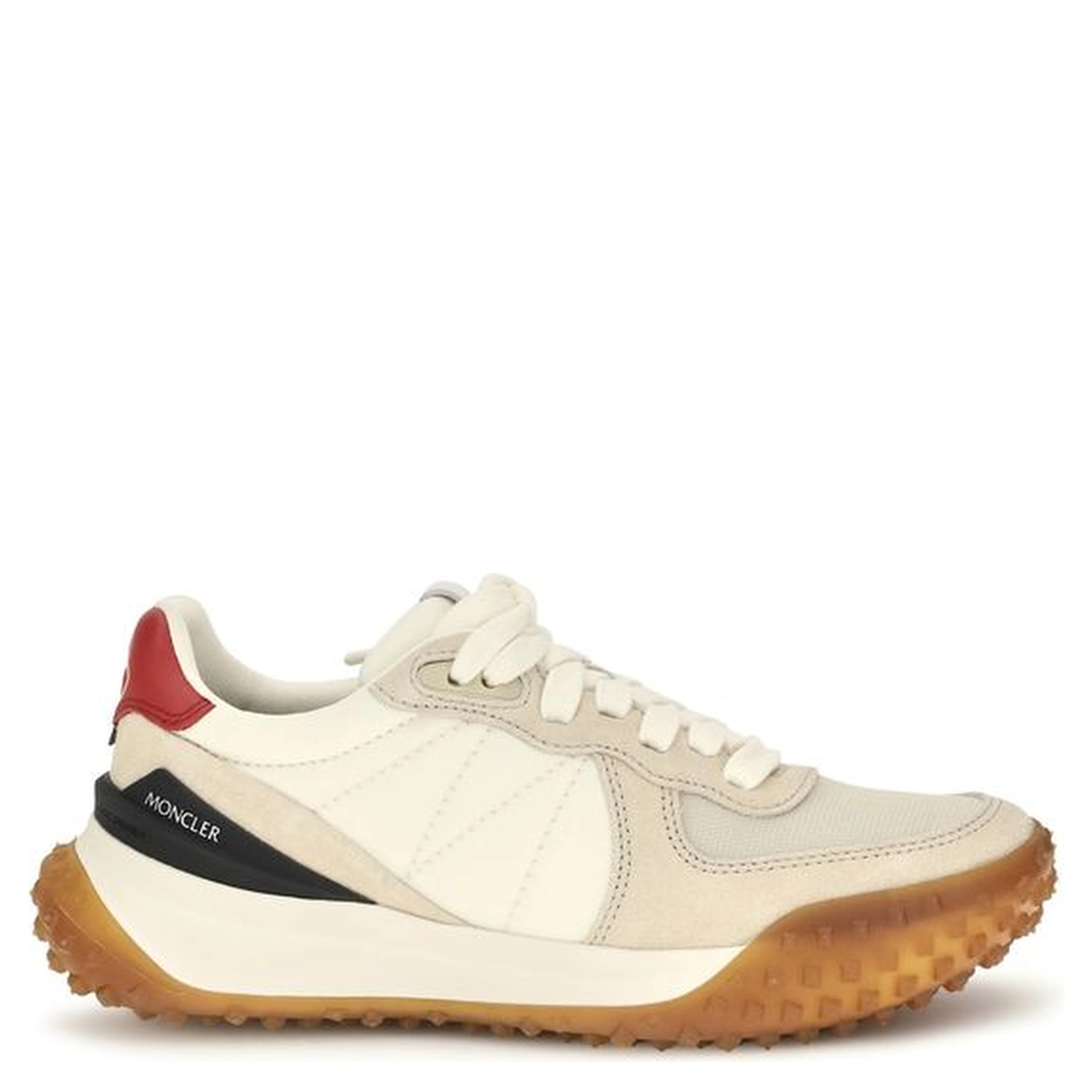 Beige Polyamide Athletic Sneakers