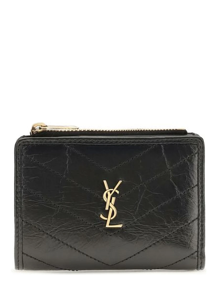 Black Calf Leather Bos Taurus Wallet