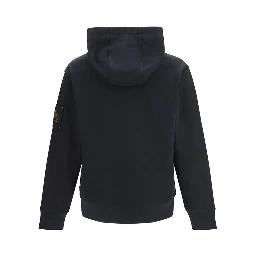 Black Cotton Sweatshirt