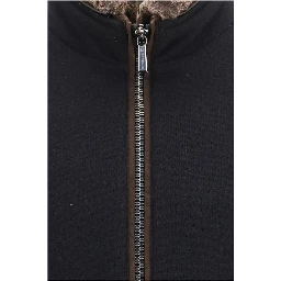 Black Cashmere Bomber