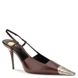 Bordeaux Calf Leather Bos Taurus High Heel Pumps