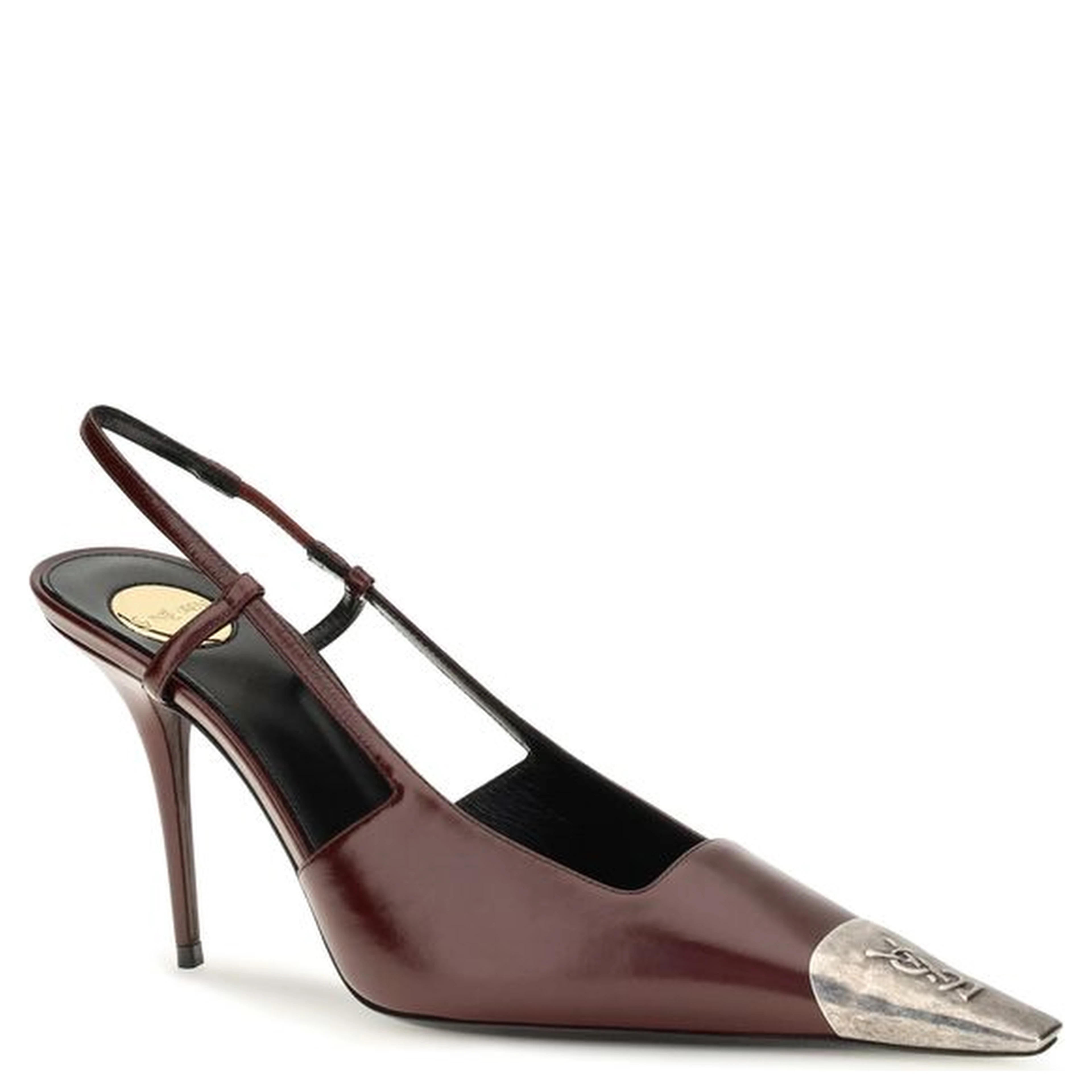 Bordeaux Calf Leather Bos Taurus High Heel Pumps