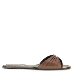 Brown Calf Leather Bos Taurus Mules