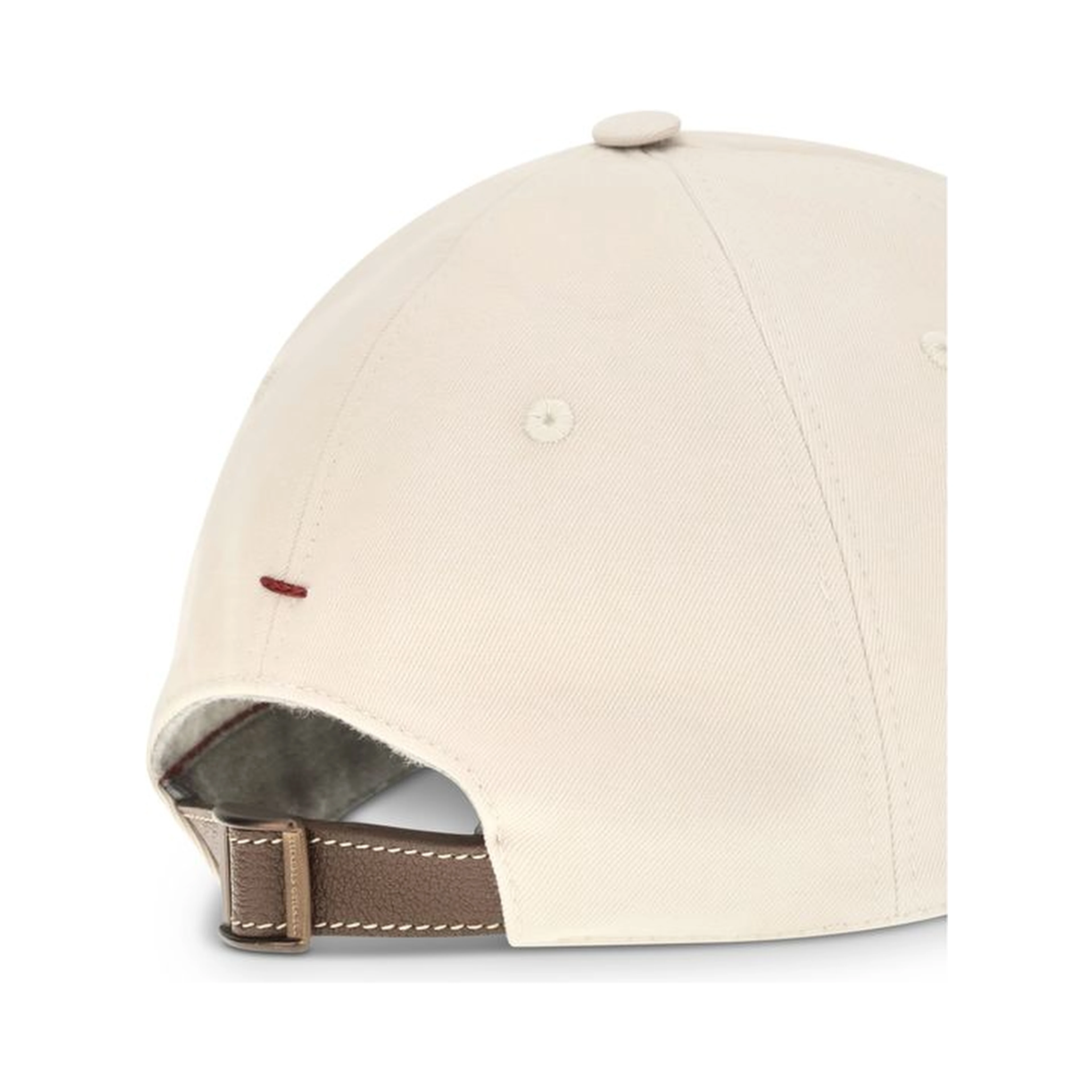 Beige Cotton Cap (Baseball Hat)