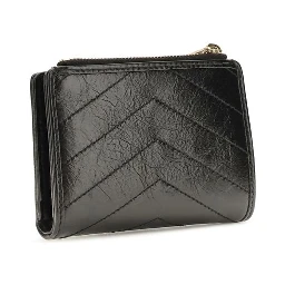 Black Calf Leather Bos Taurus Wallet
