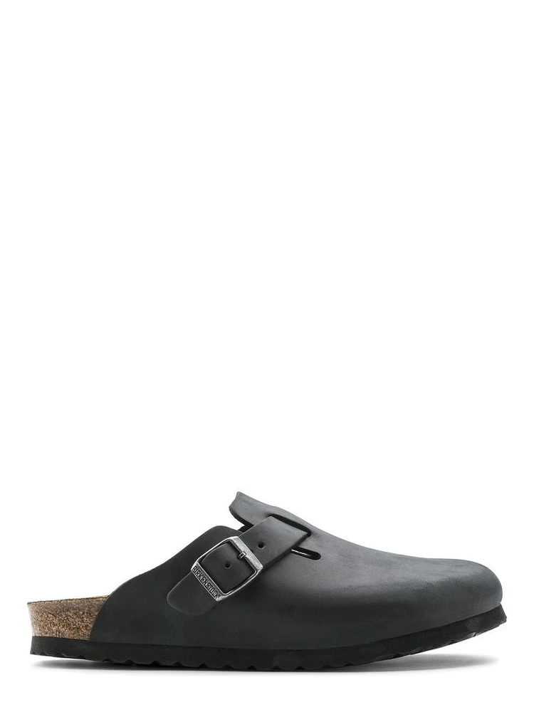 Black Synthetic Mules