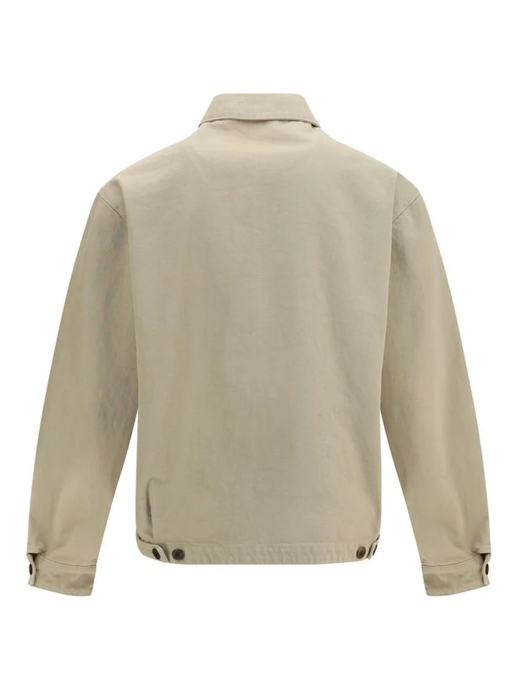 Beige Cotton Denim Jacket alternative