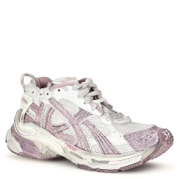 Purple Polyester Athletic Sneakers