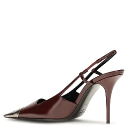 Bordeaux Calf Leather Bos Taurus High Heel Pumps