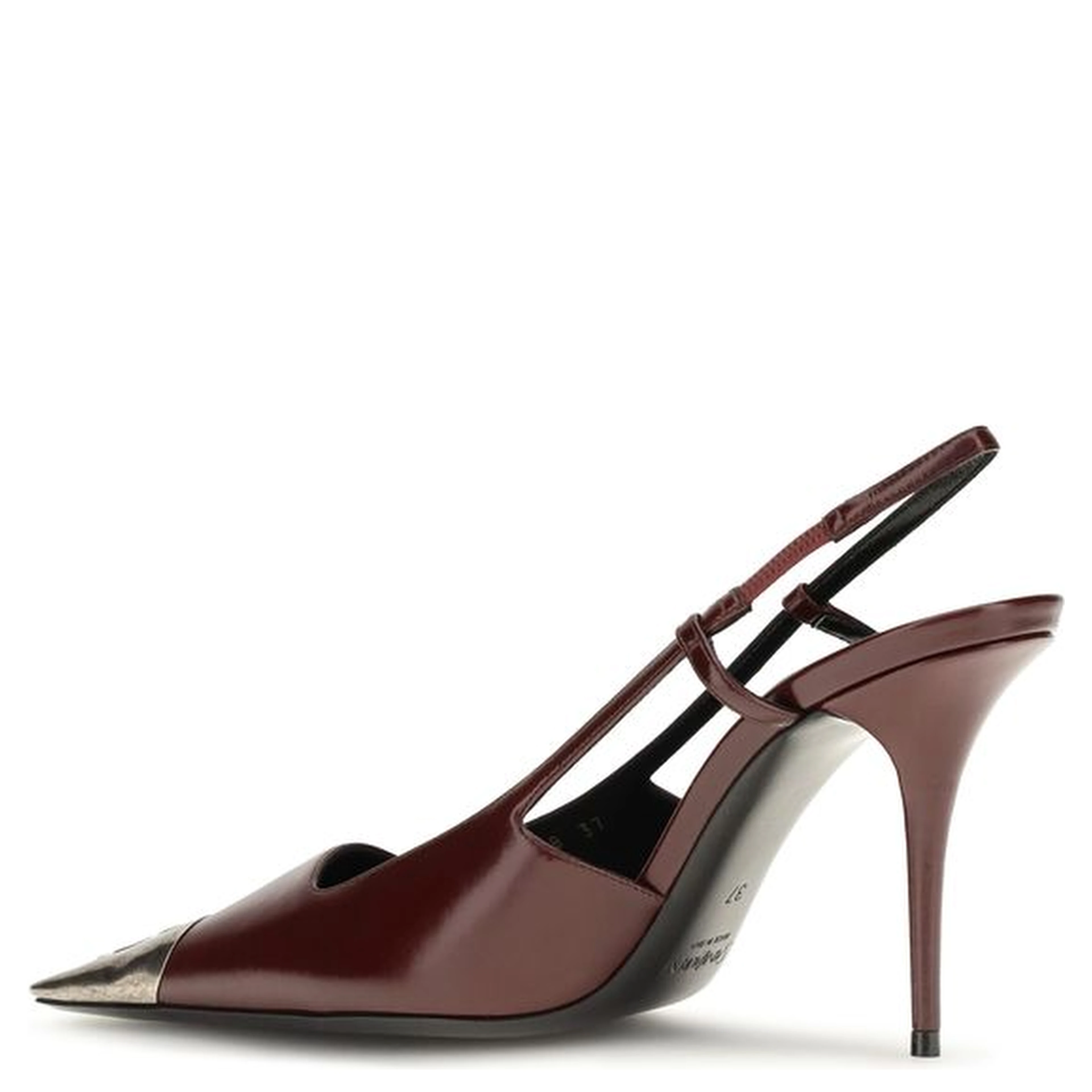 Bordeaux Calf Leather Bos Taurus High Heel Pumps