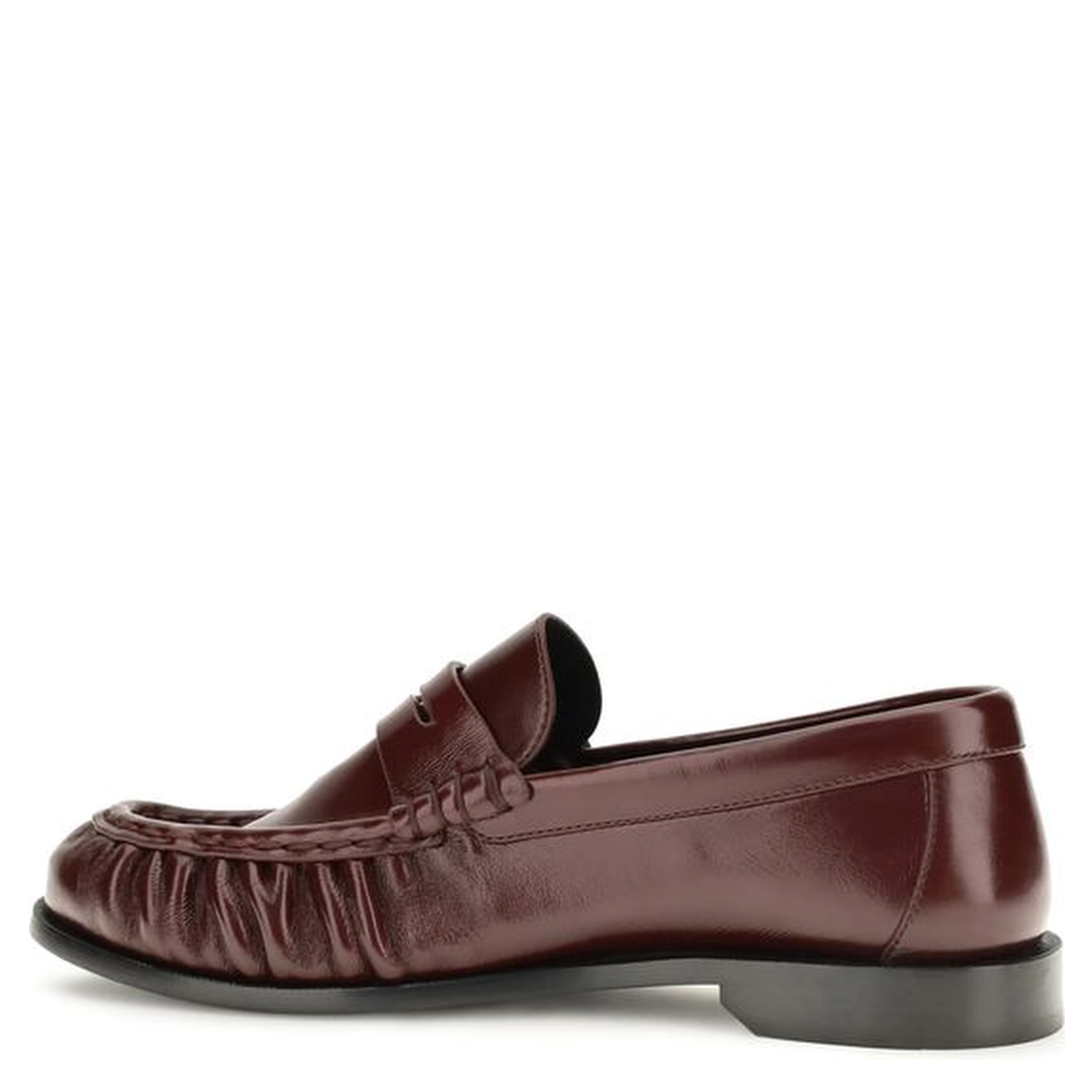 Bordeaux Lamb Ovis Aries Aries Slip-On Loafers