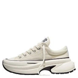 Black And White Textile Chunky Sneakers