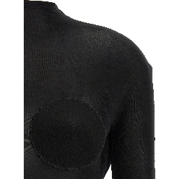 Black Viscose Cardigan