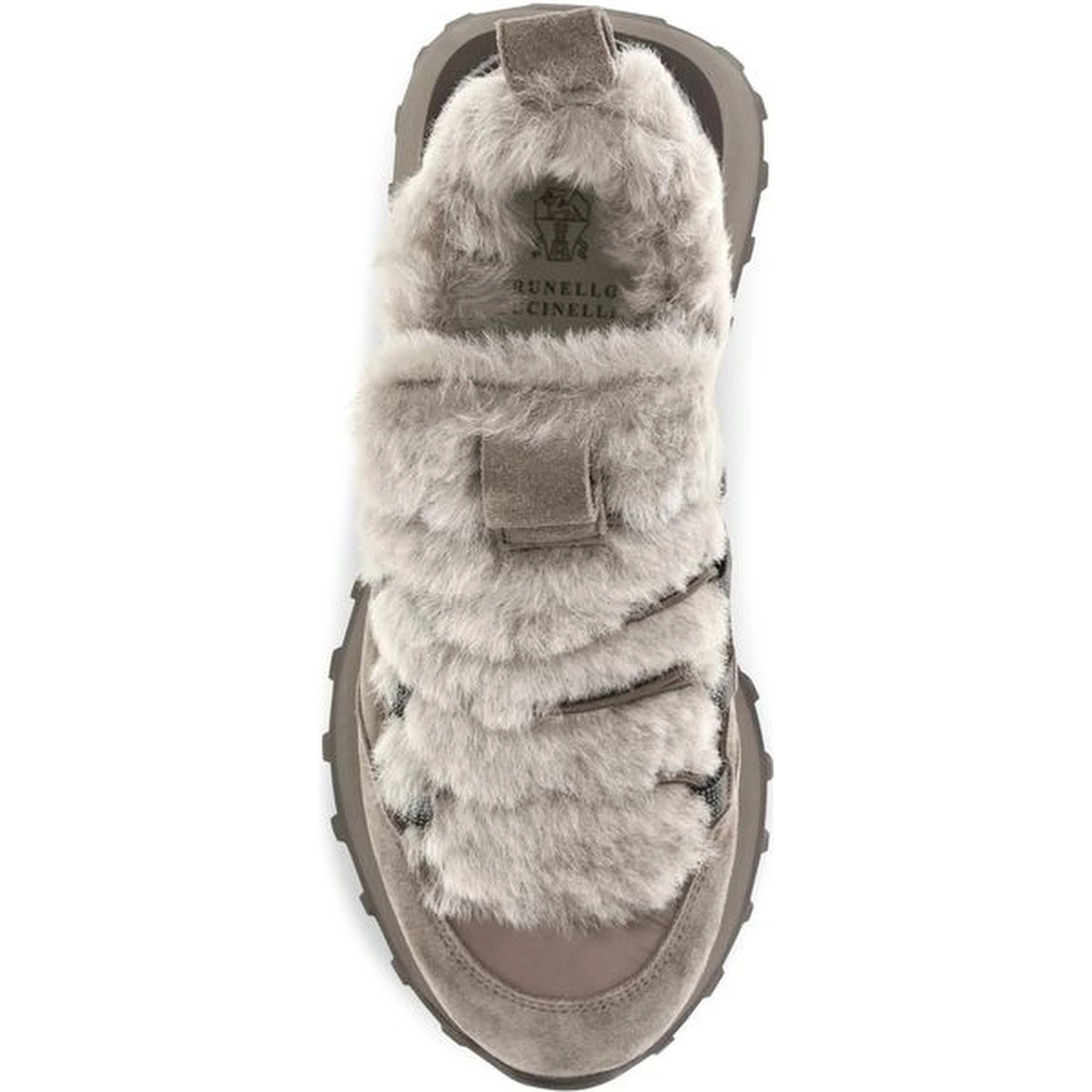 Gray Suede Leather Athletic Sneakers
