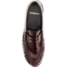 Bordeaux Lamb Ovis Aries Aries Slip-On Loafers