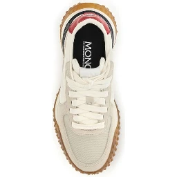 Beige Polyamide Athletic Sneakers