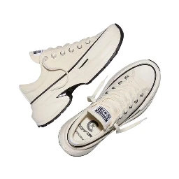 Black And White Textile Chunky Sneakers
