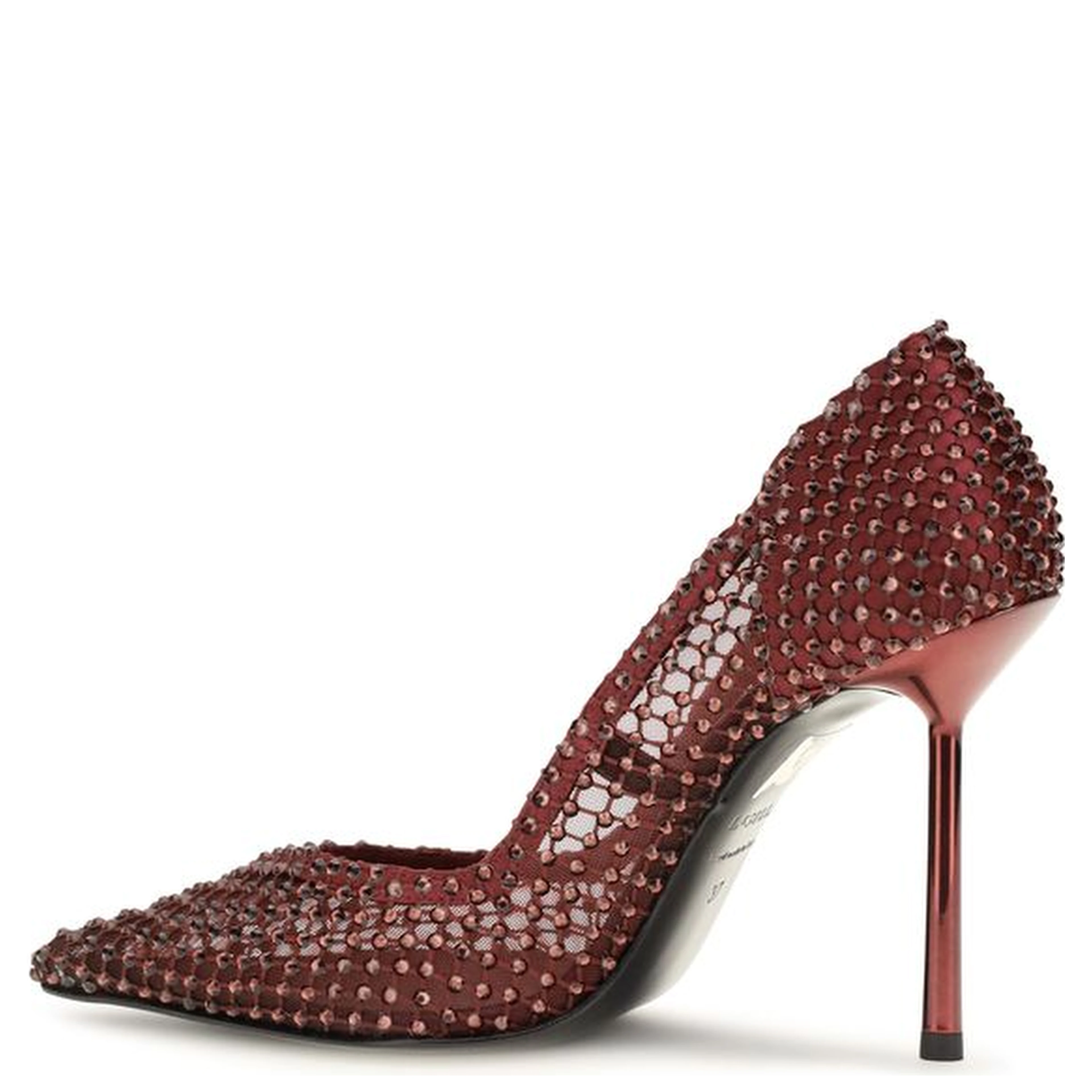 Multicolor Crystals High Heel Pumps