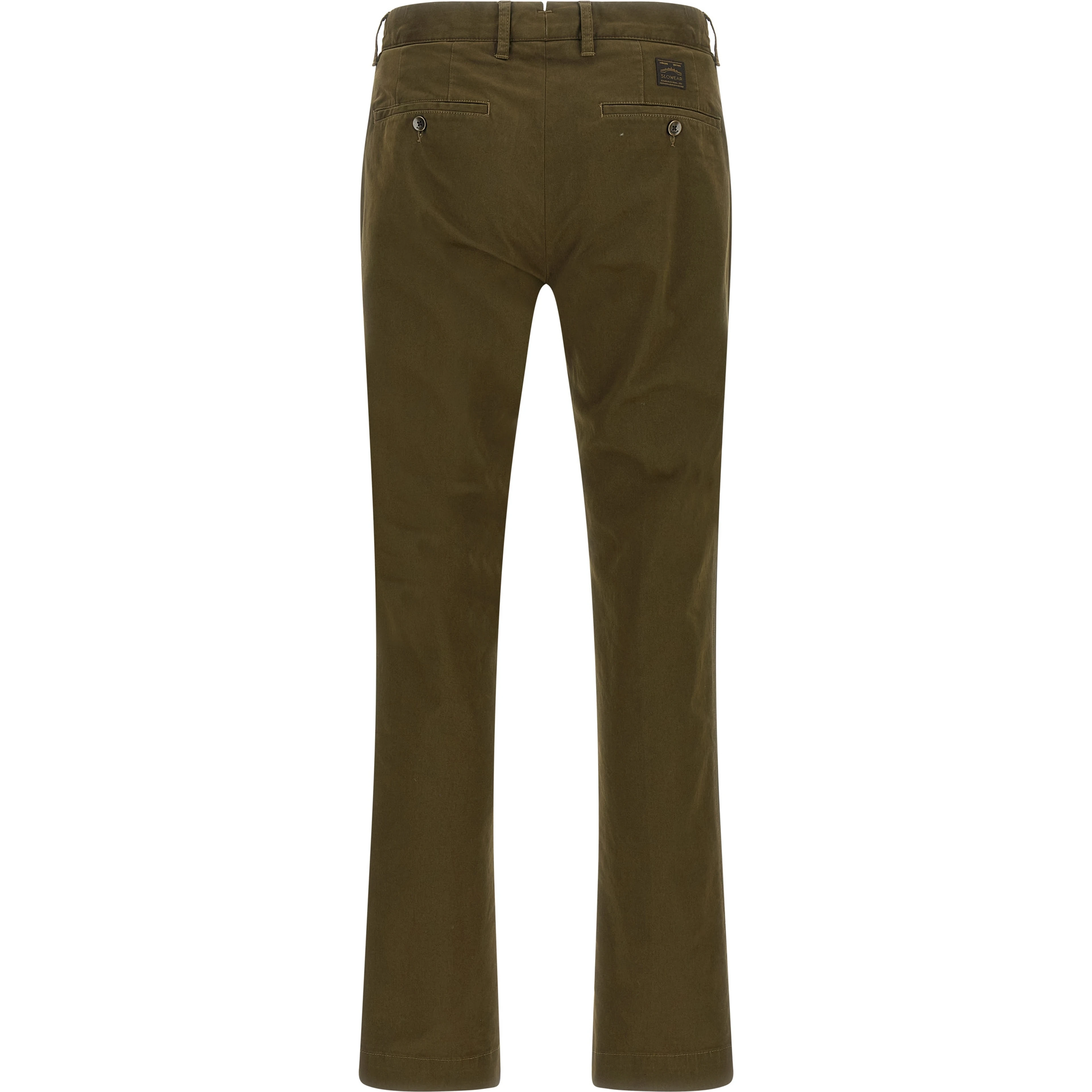 Bicolor Cotton Casual Pants