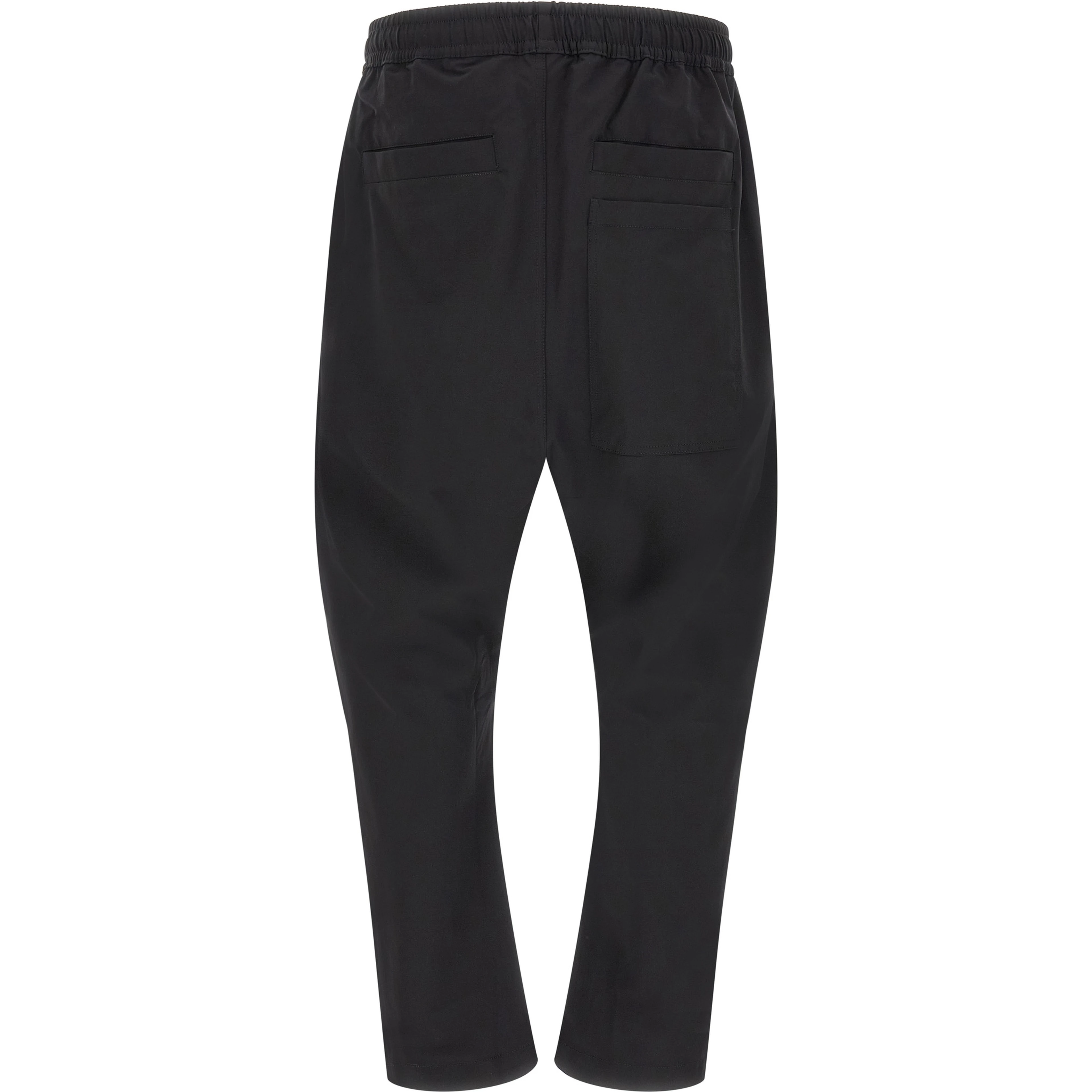 Black Polyamide Athletic Pants