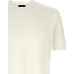 White Viscose T-Shirt