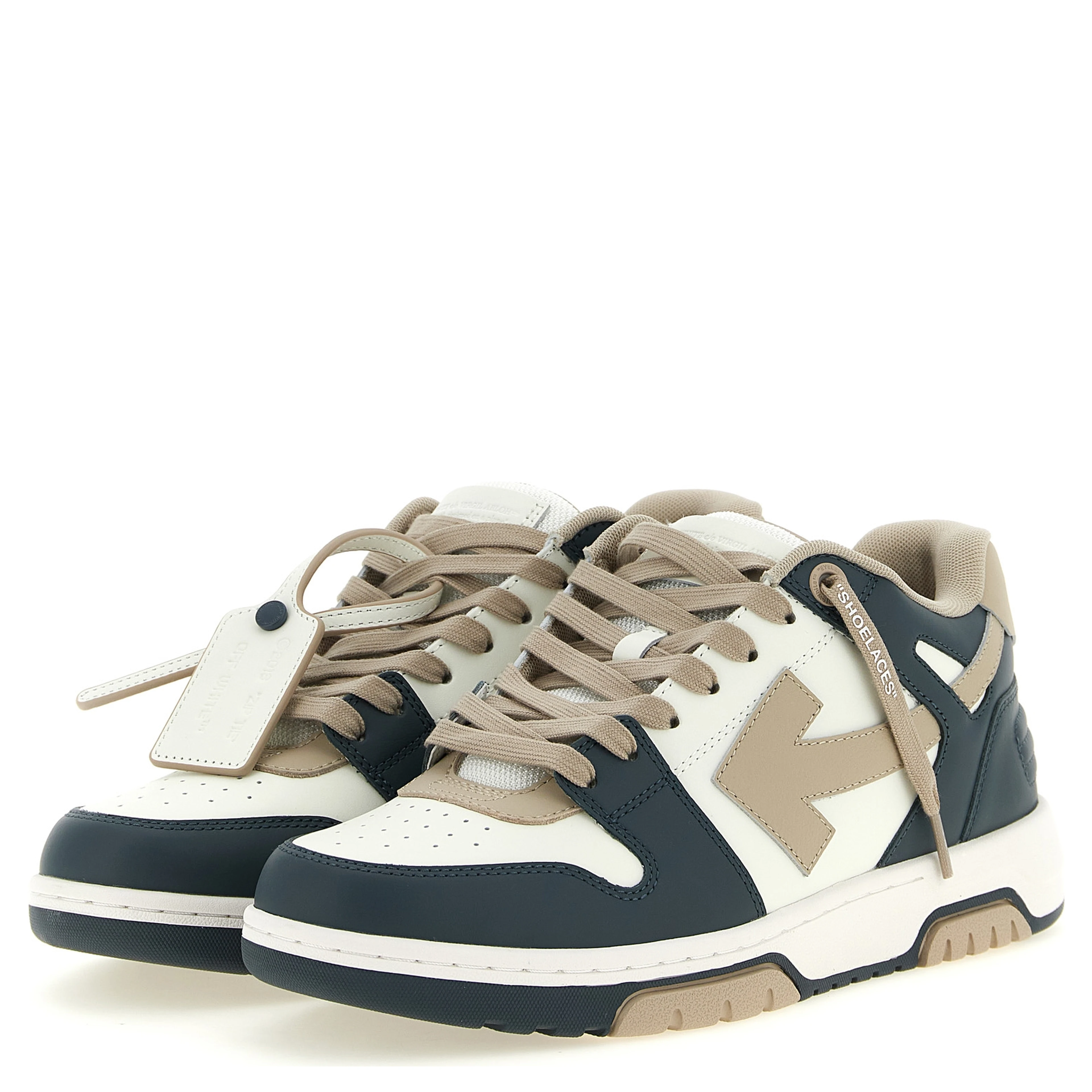 Multicolor Cowhide Low Top Sneakers