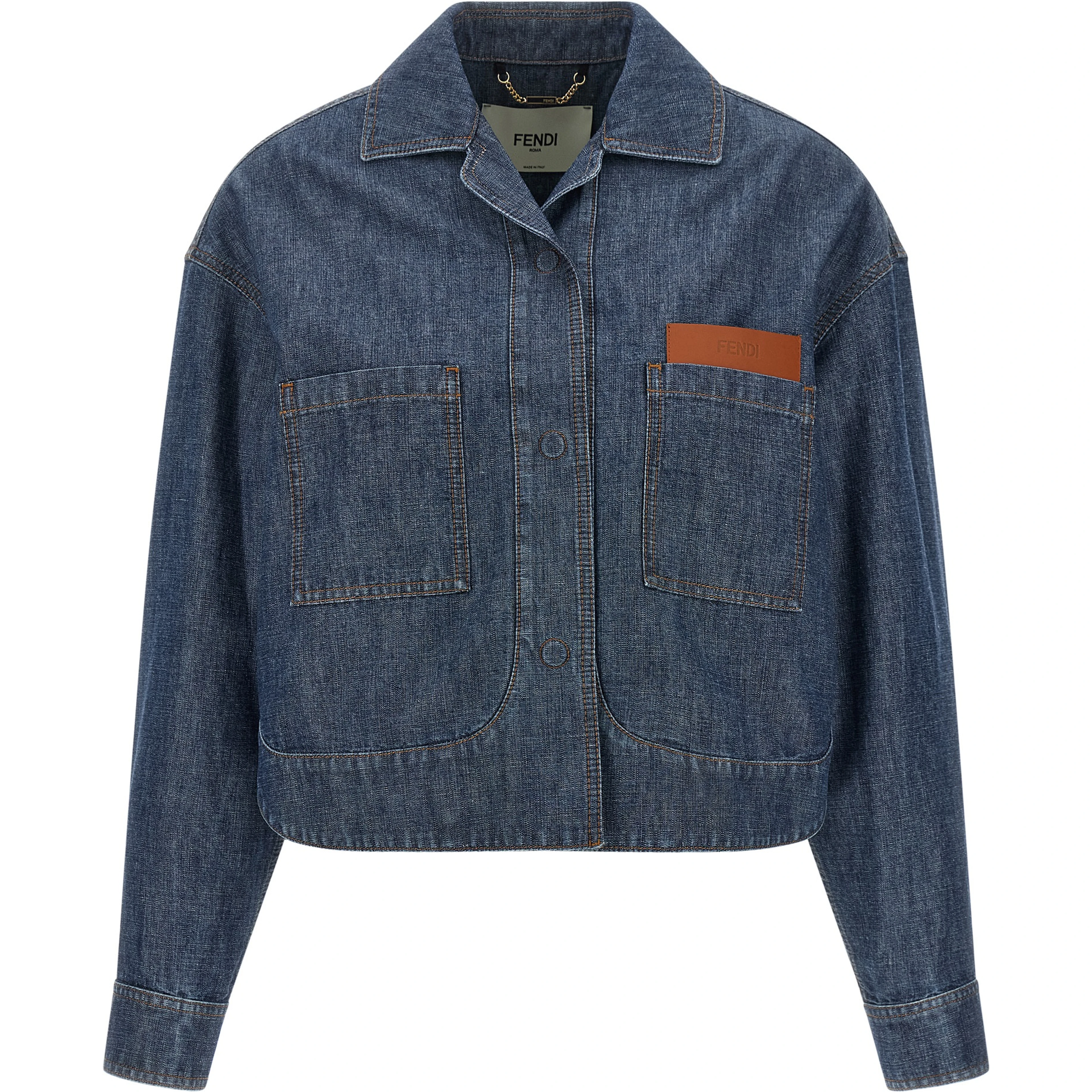 Blue Cotton Denim Jacket
