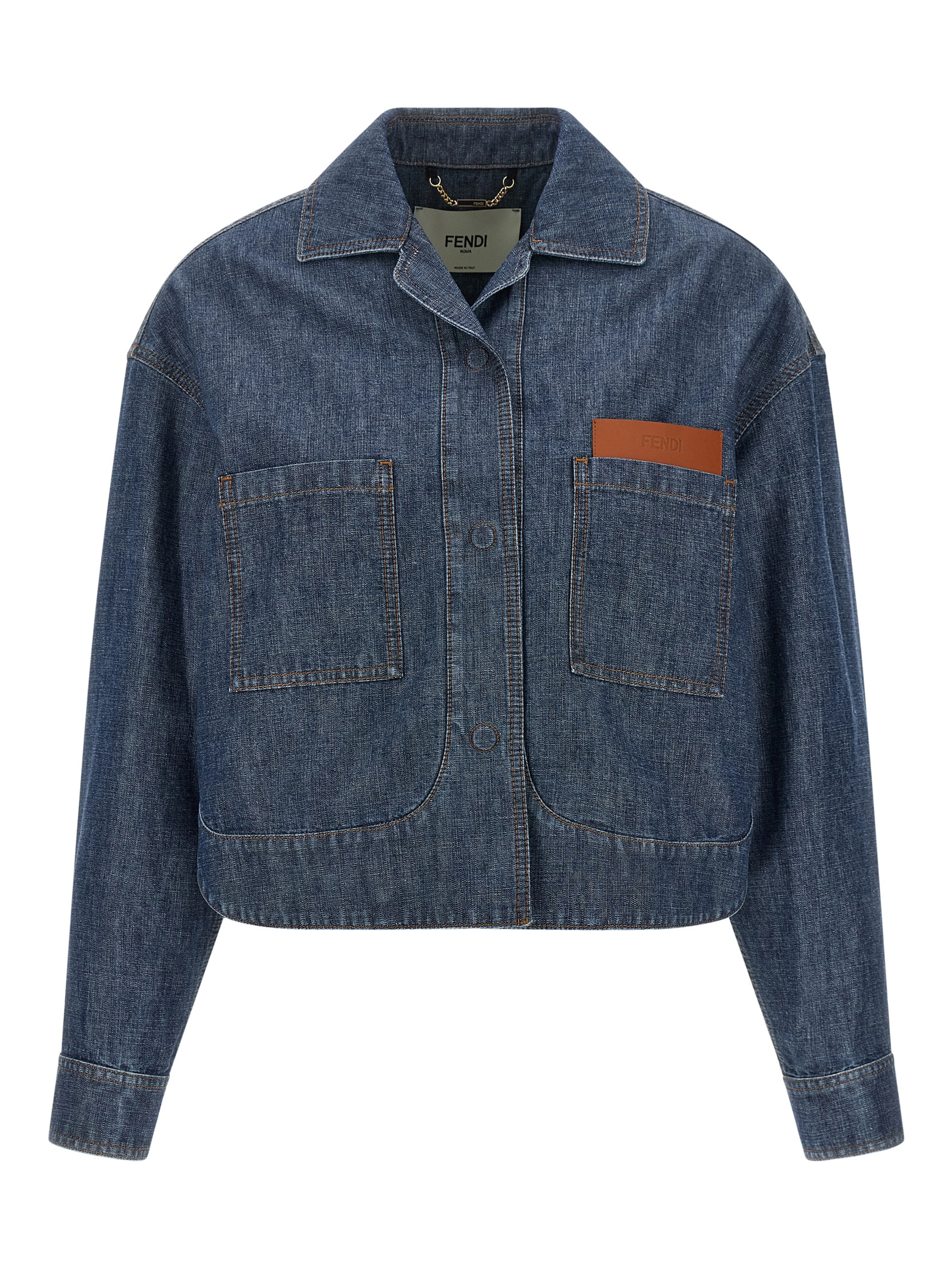 Blue Cotton Denim Jacket