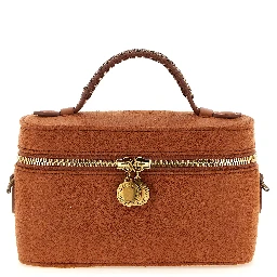 Orange Polyester Crossbody Bag