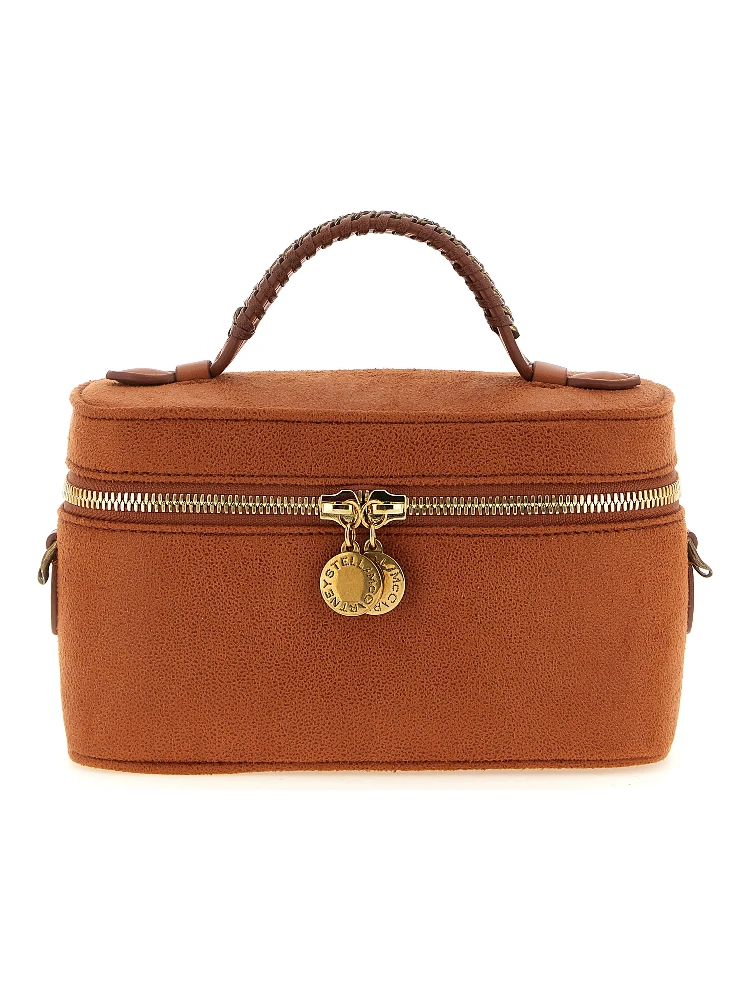 Orange Polyester Crossbody Bag