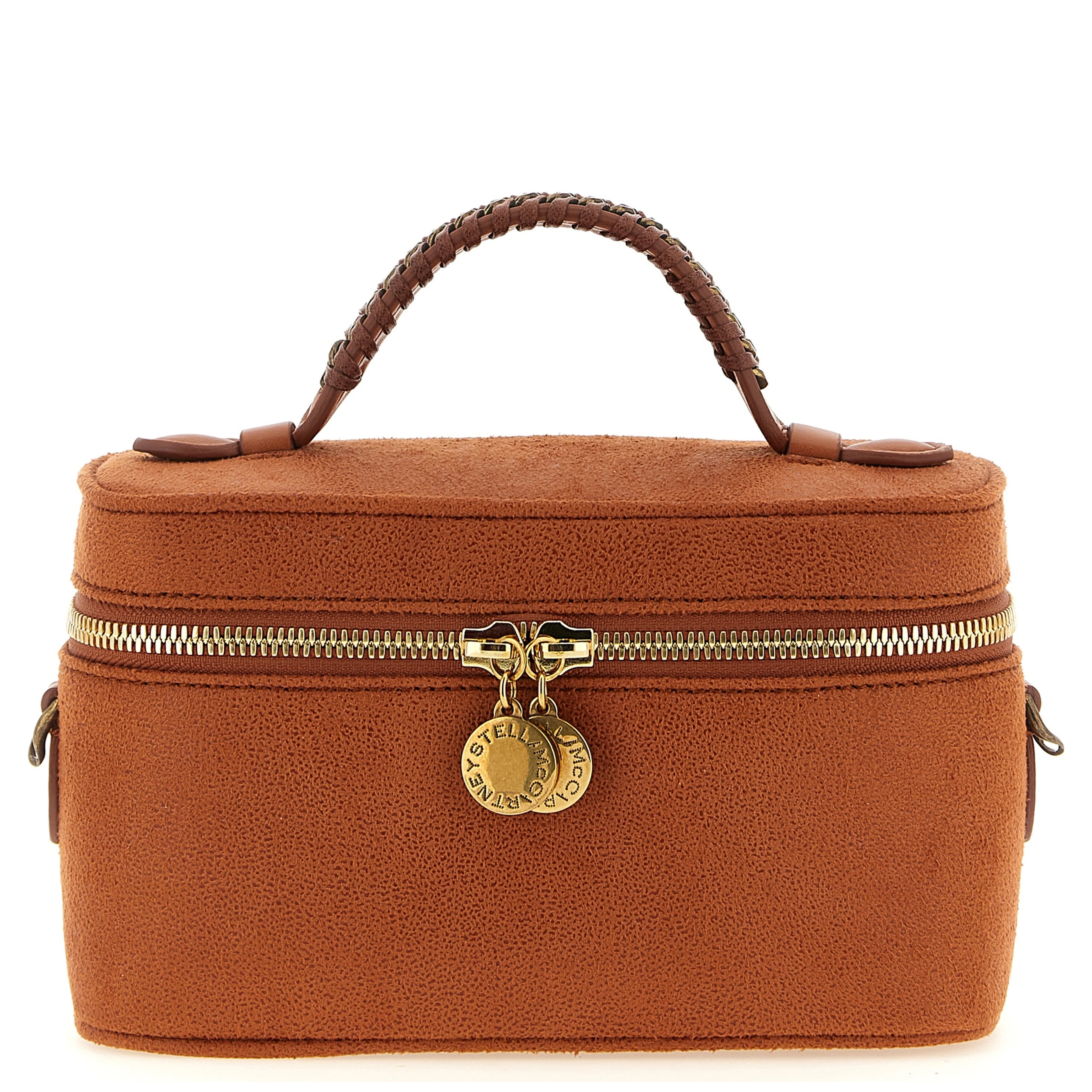 Orange Polyester Crossbody Bag
