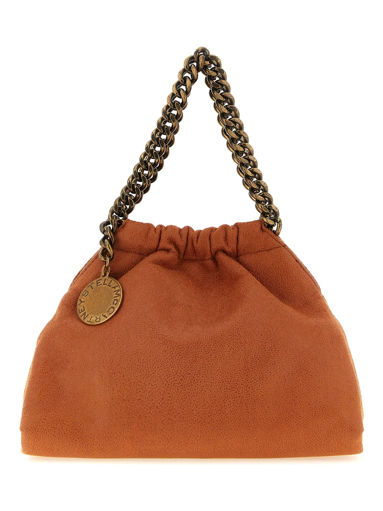 Orange Polyester Shoulder Bag