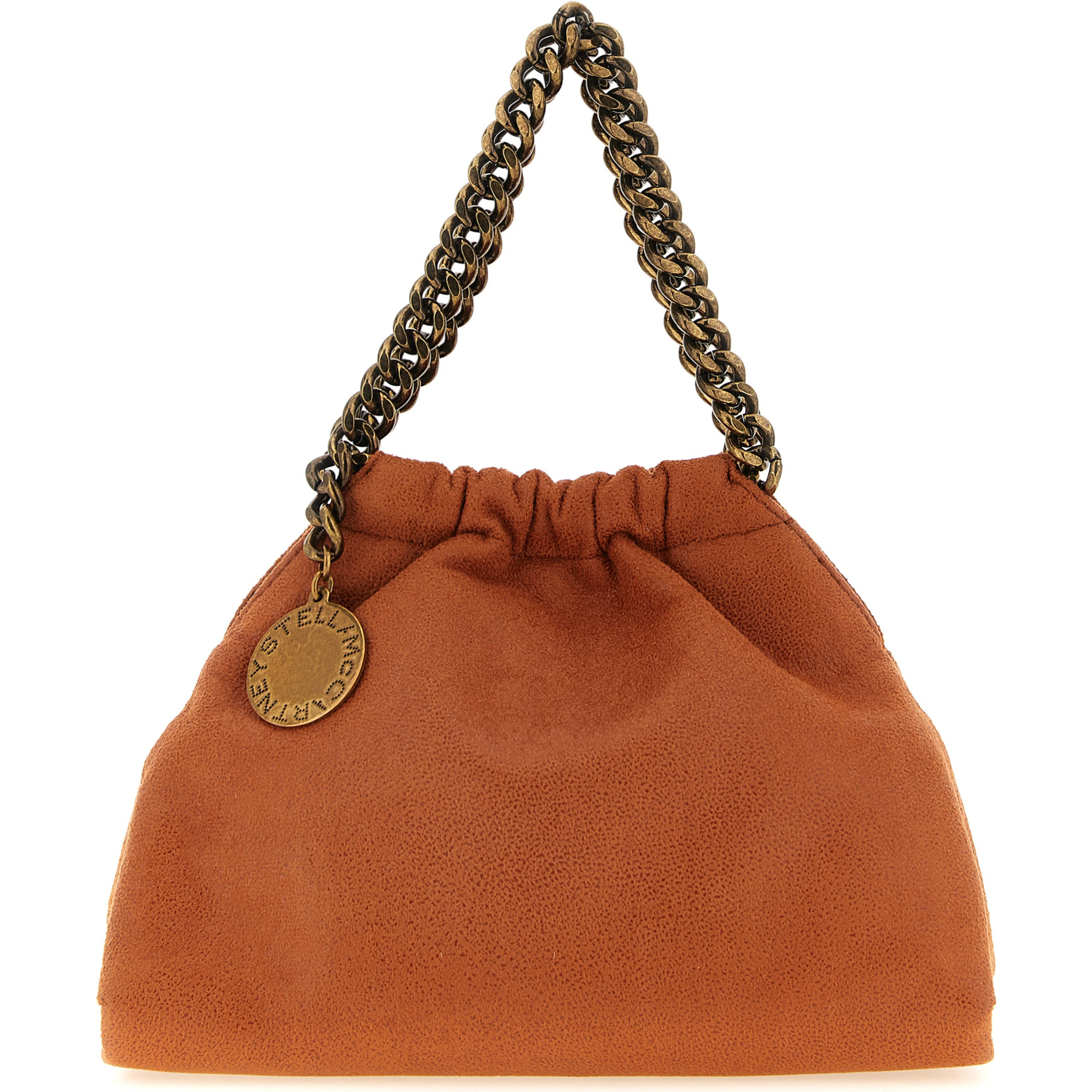 Orange Polyester Shoulder Bag