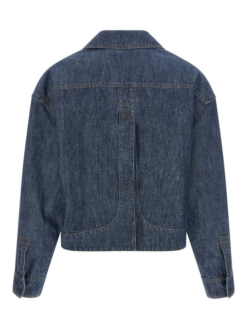 Blue Cotton Denim Jacket