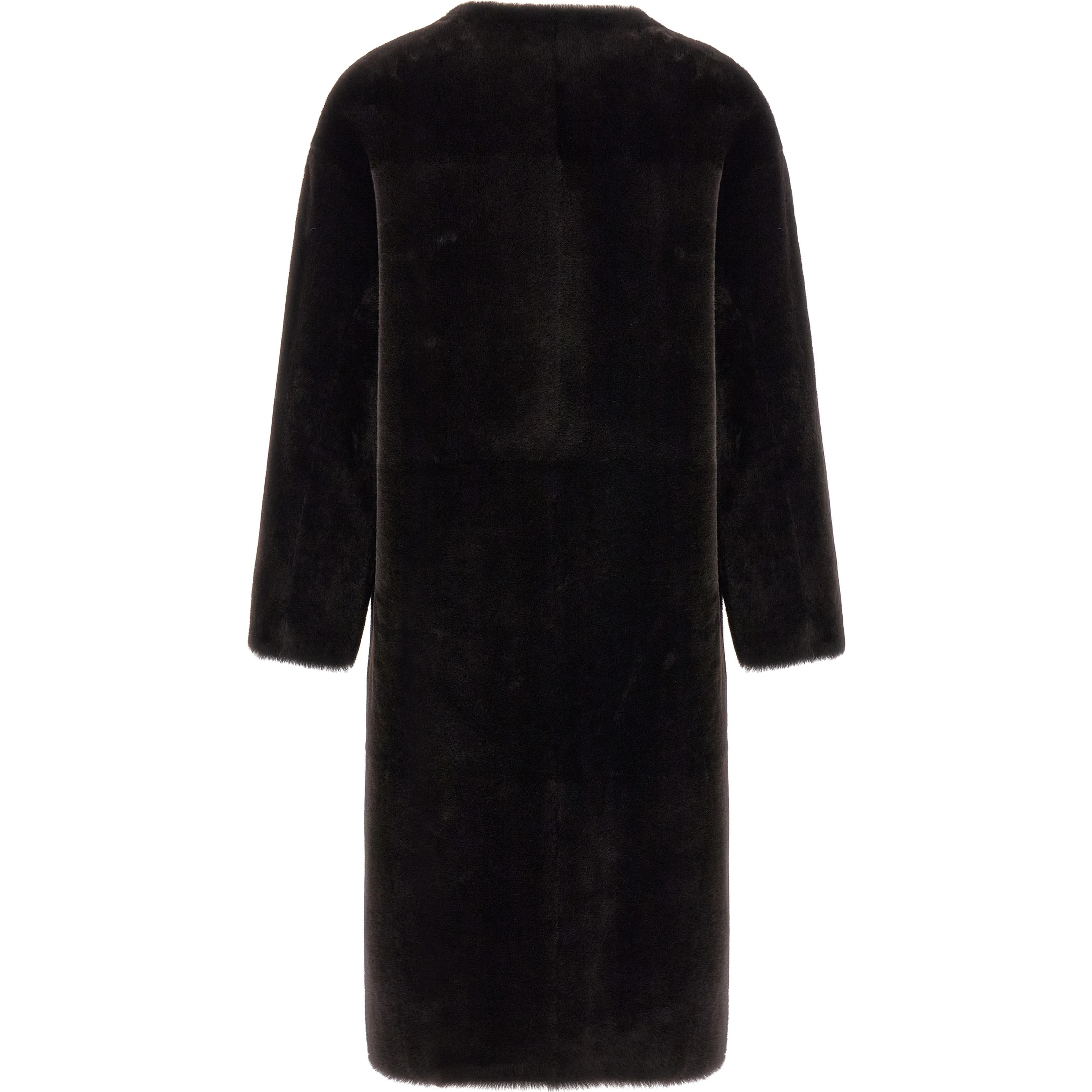 Brown Lamb Fur Coat