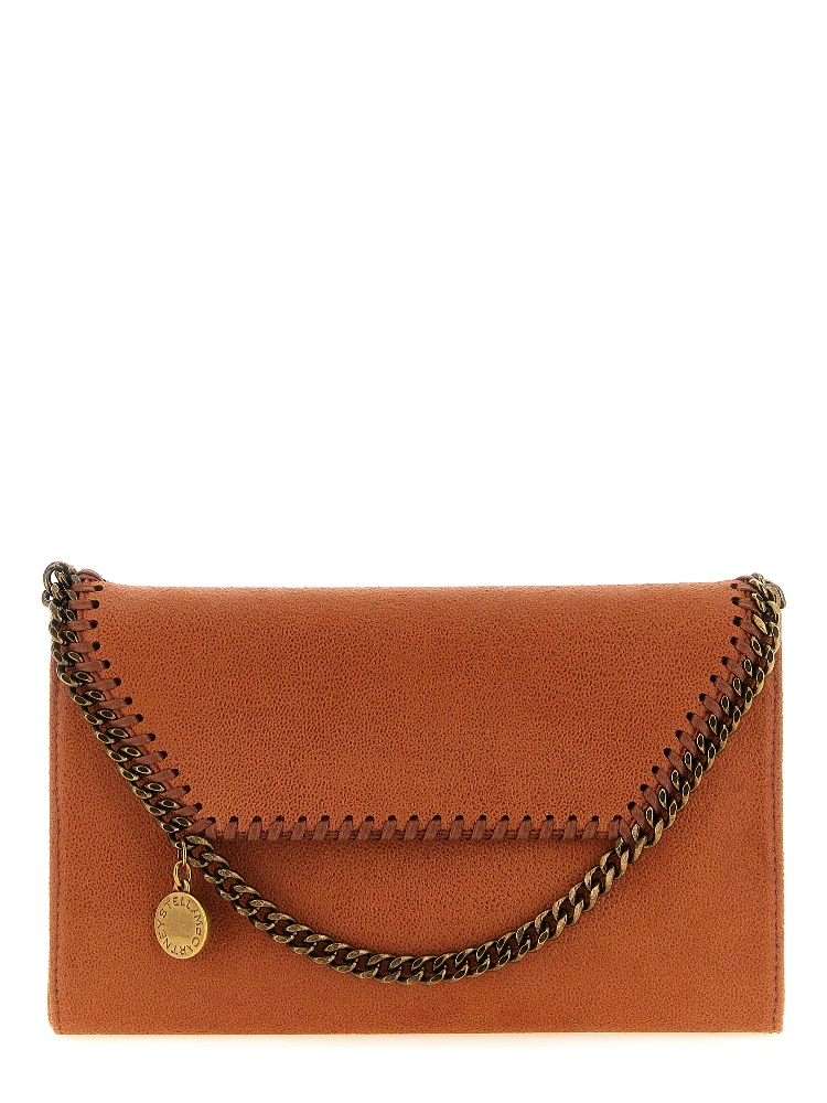 Orange Polyester Crossbody Bag