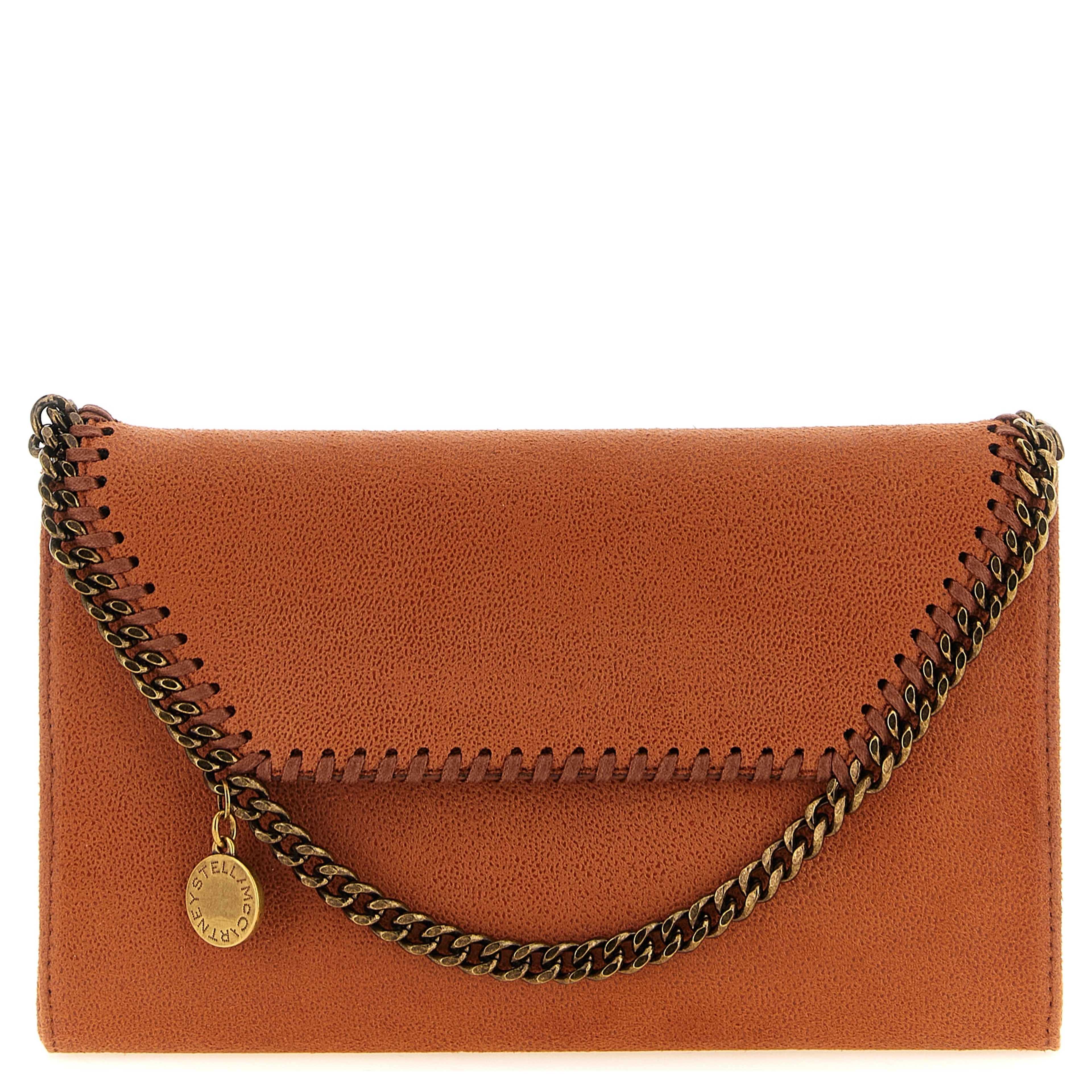 Orange Polyester Crossbody Bag