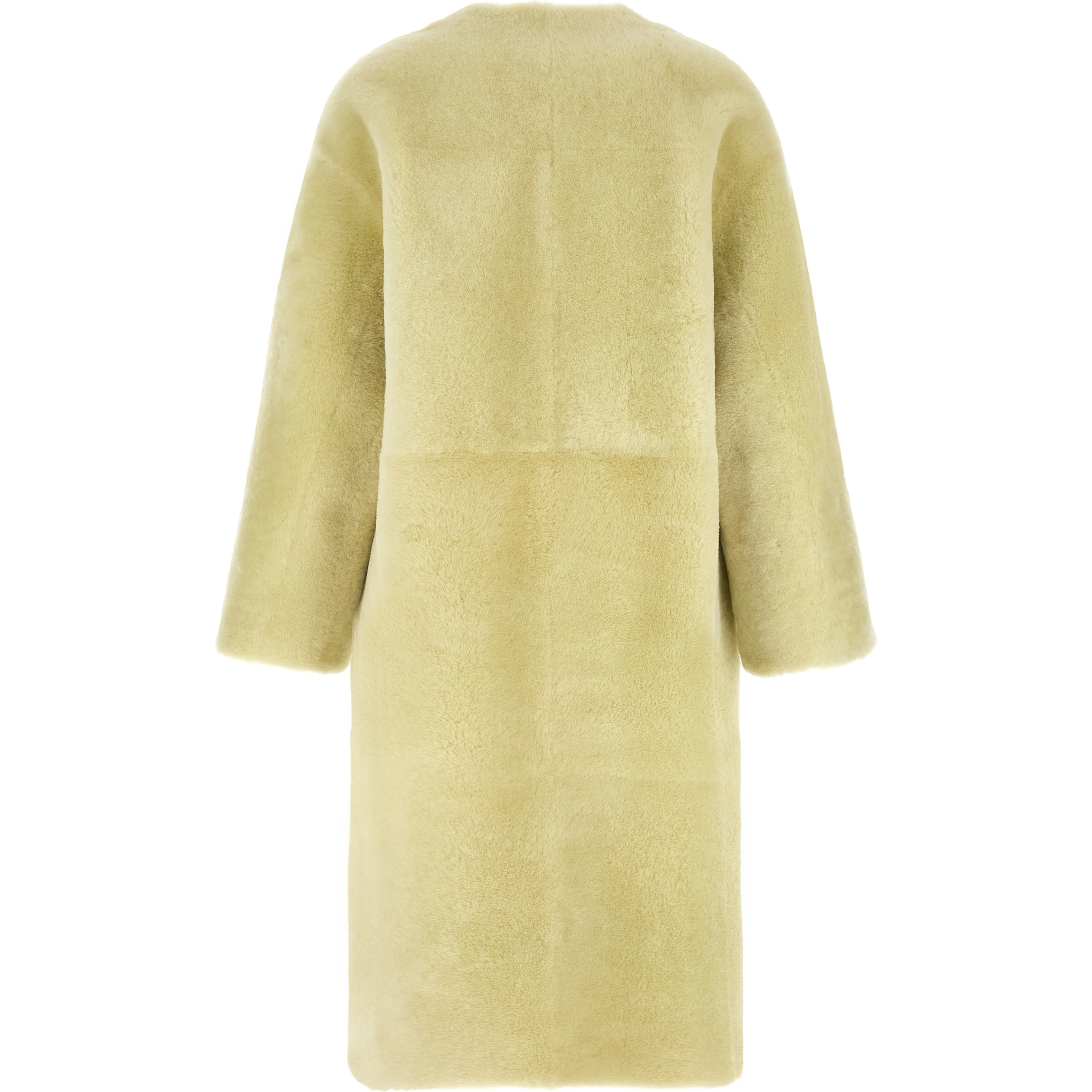 Bicolor Lamb Fur Coat