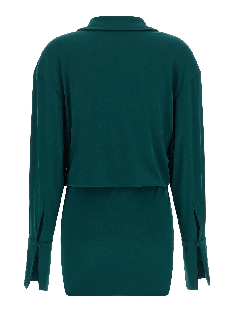 Bicolor Polyester Short Dress alternative
