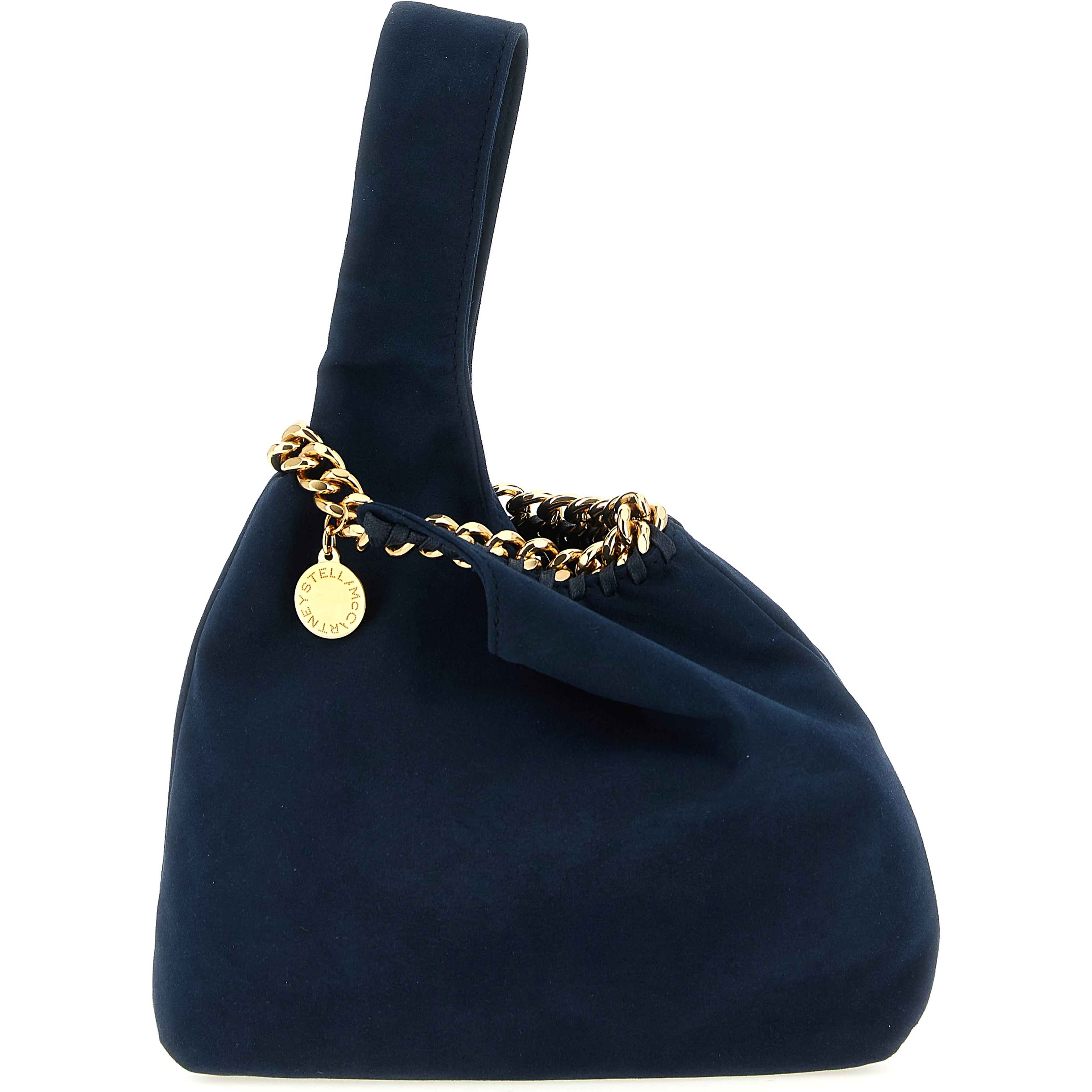 Blue Polyamide Handbag