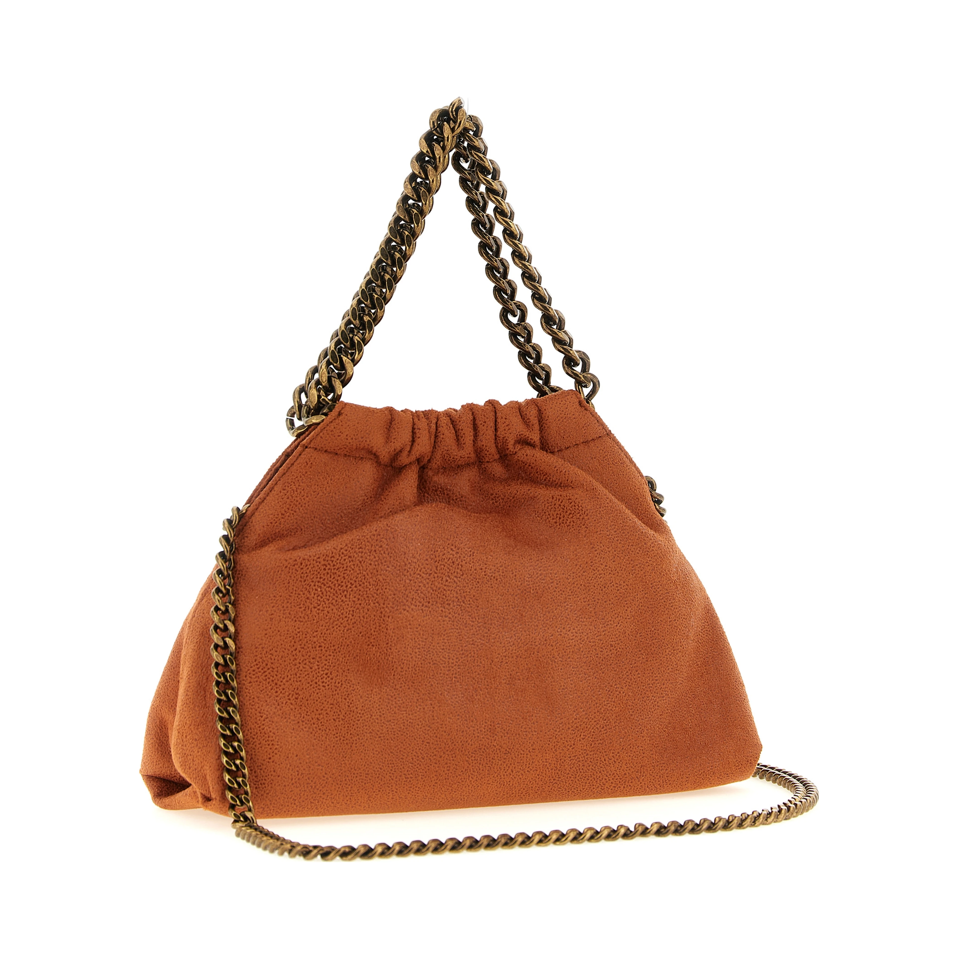Orange Polyester Shoulder Bag