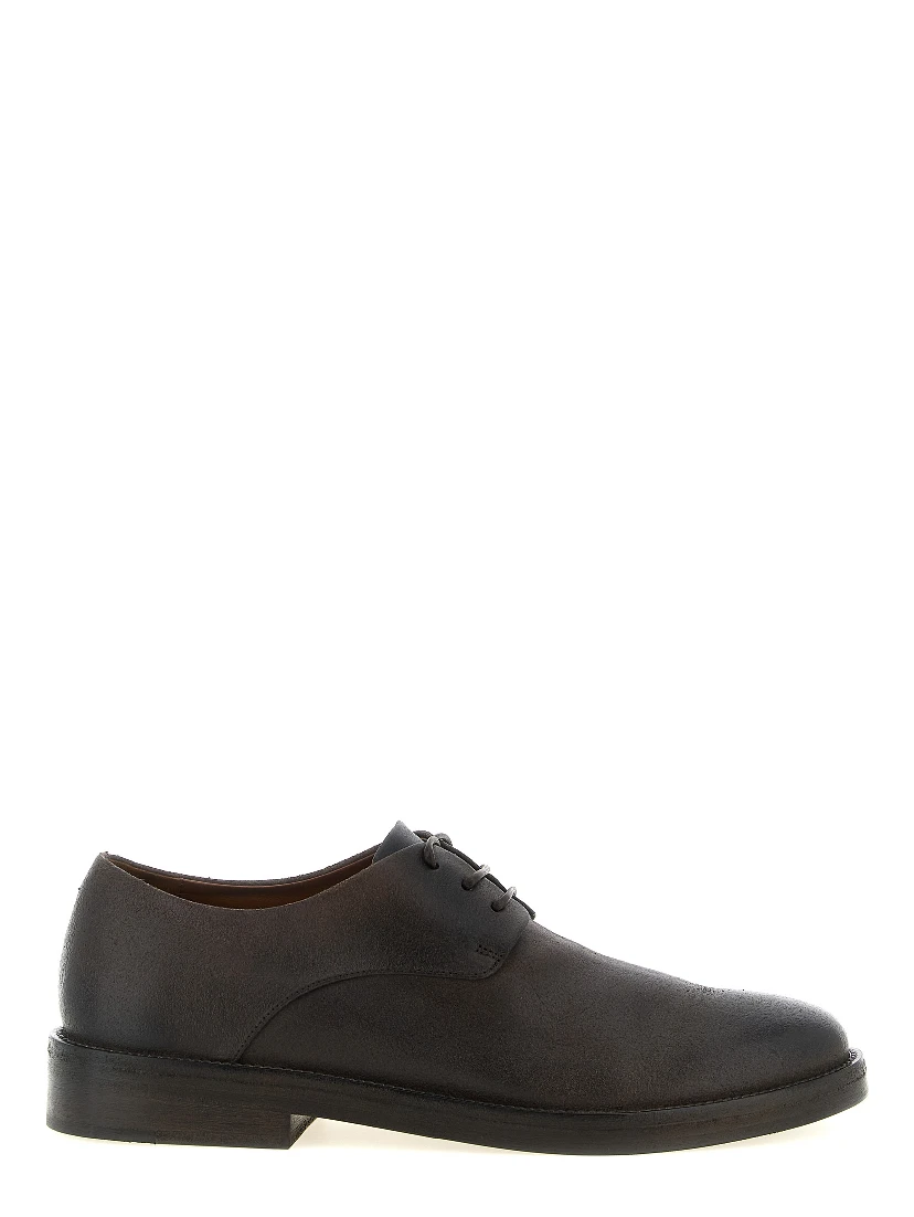 Brown Calfskin Oxfords And Derbies