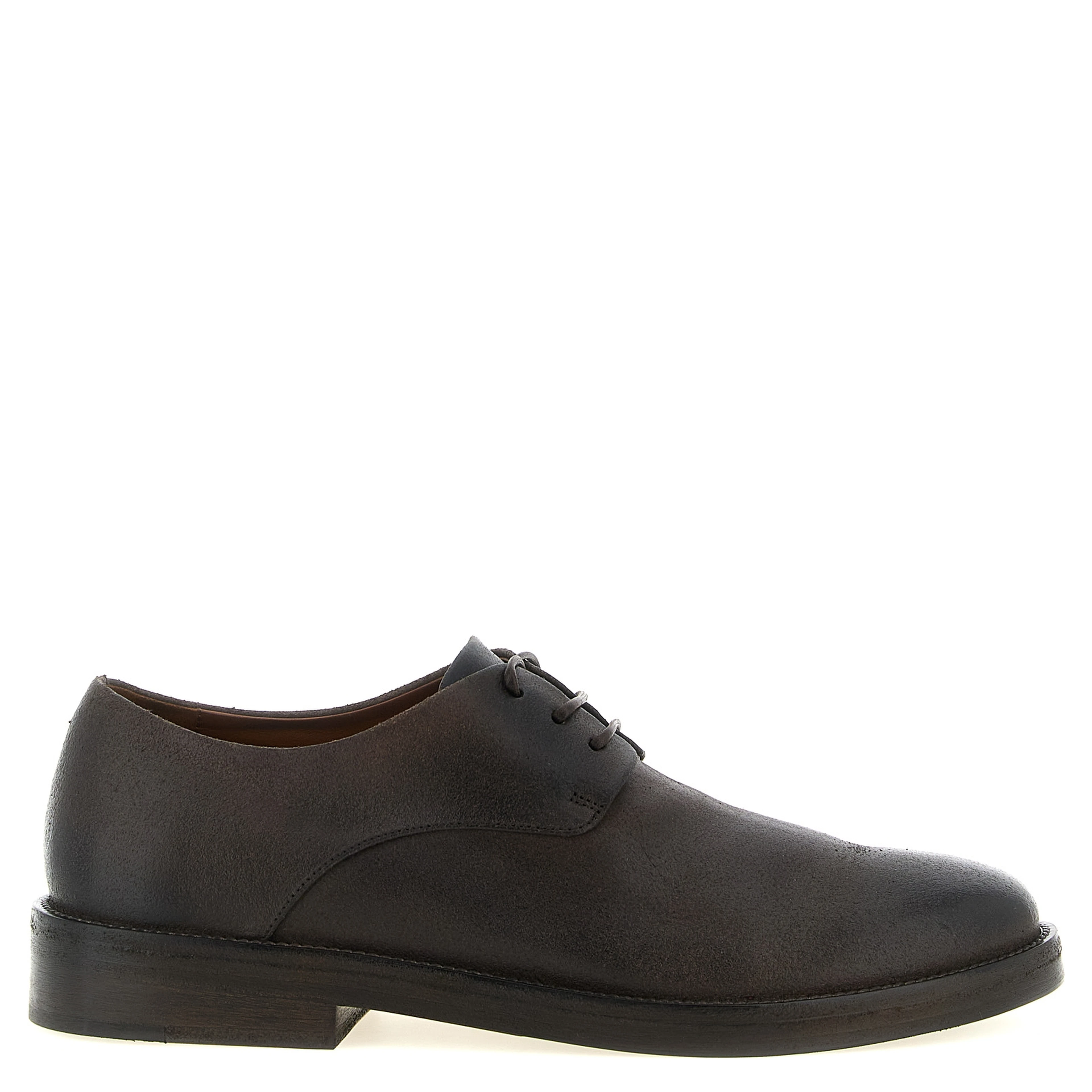 Brown Calfskin Oxfords And Derbies
