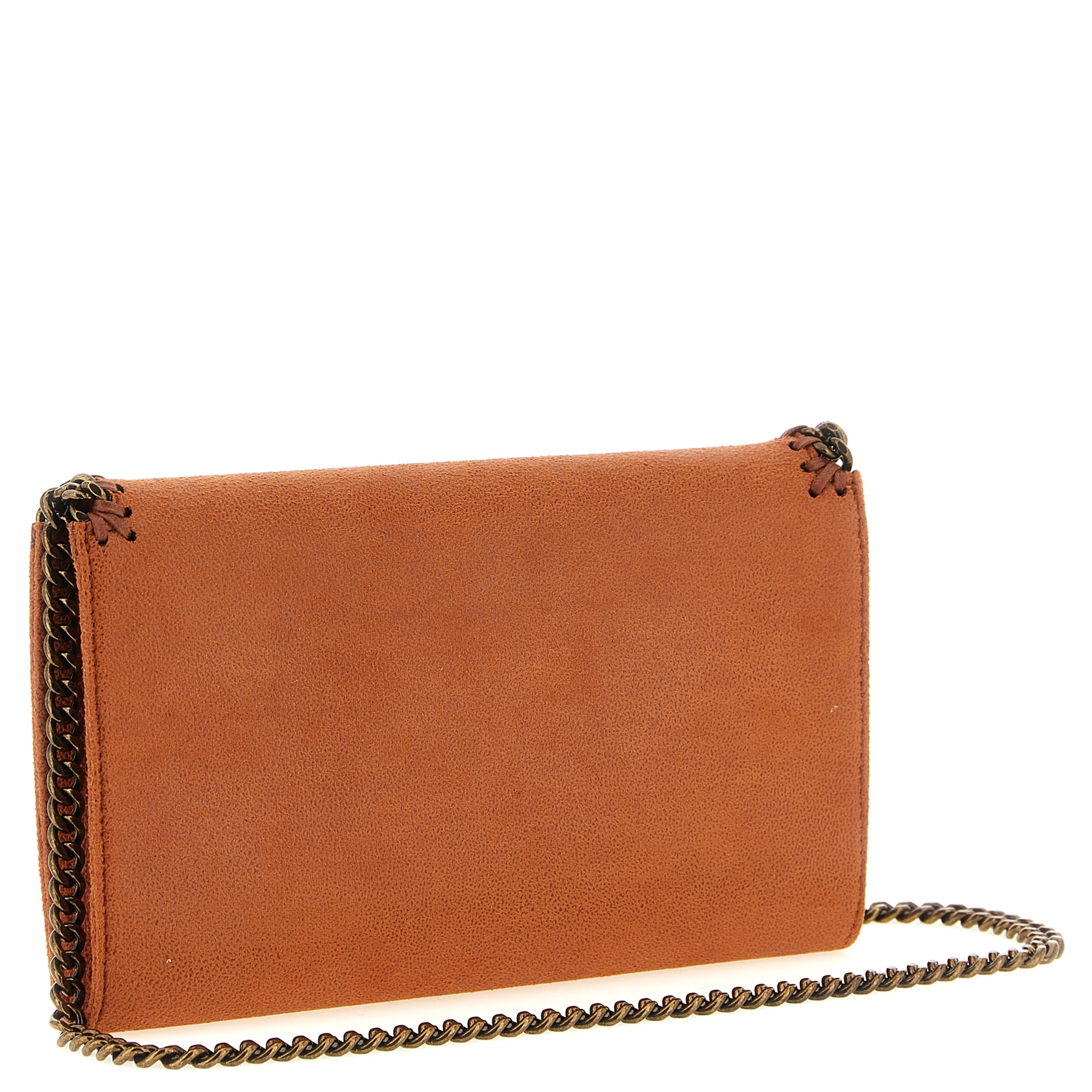 Orange Polyester Crossbody Bag