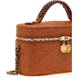 Orange Polyester Crossbody Bag